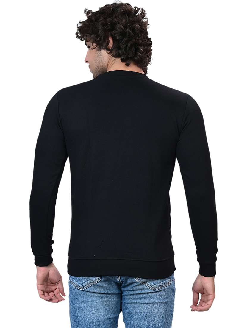 men solid long sleeve sweatshirt - 21629284 -  Standard Image - 3