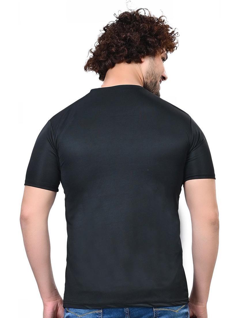 men pack of 4 solid round neck t-shirt - 21629299 - Standard Image - 3