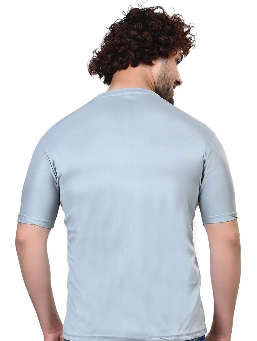 men pack of 2 solid round neck t-shirt - 21629301 -  Standard Image - 3