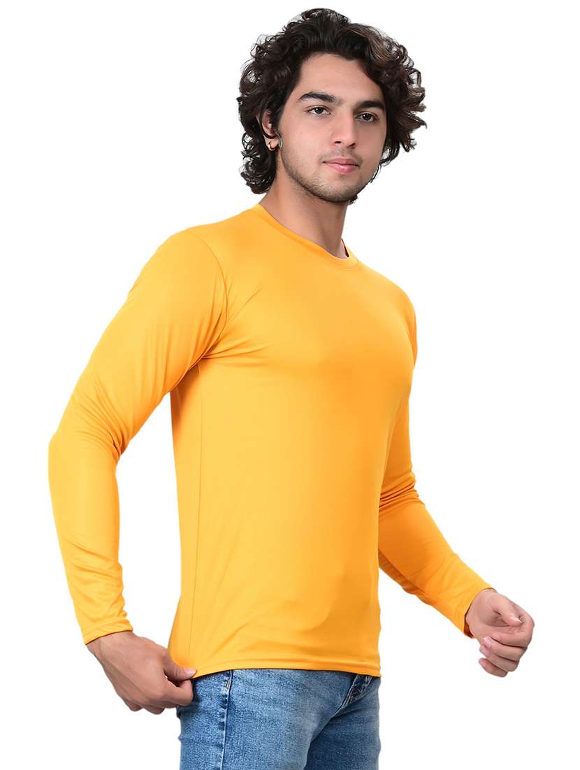 men pack of 3 solid long sleeve t-shirt - 21629346 -  Standard Image - 3