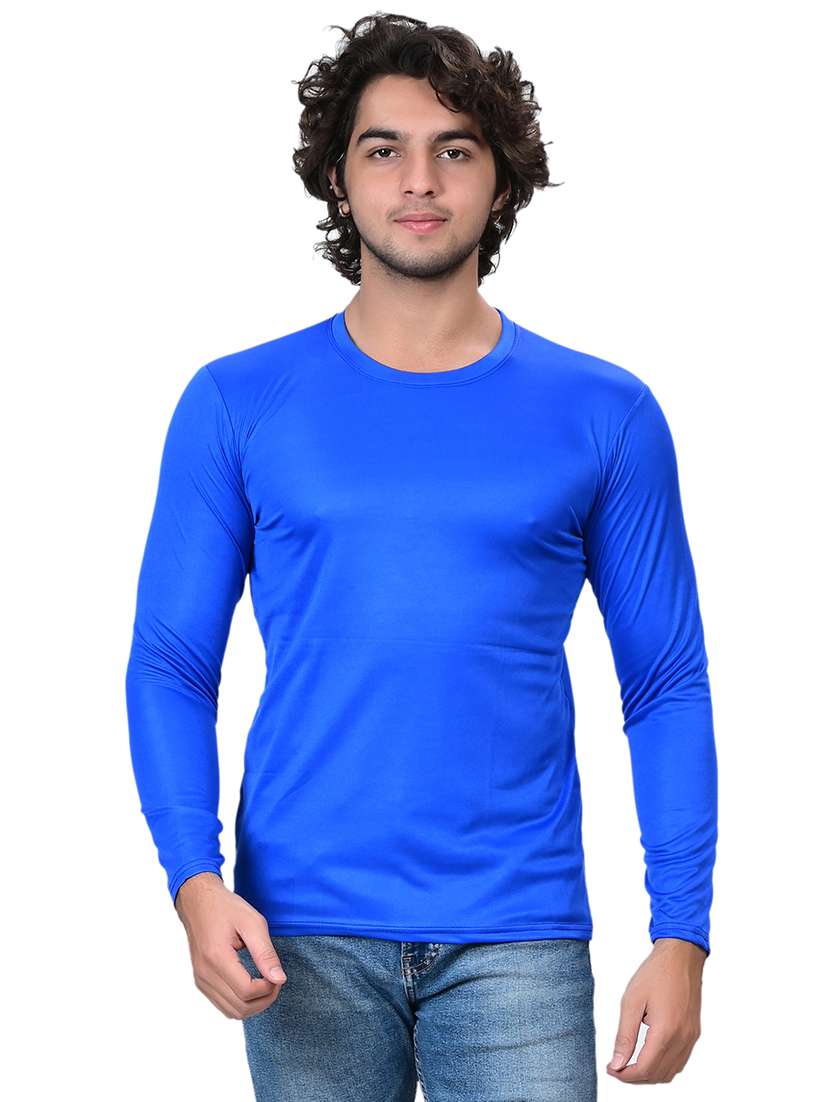 men pack of 3 solid long sleeve t-shirt - 21629346 -  Standard Image - 5