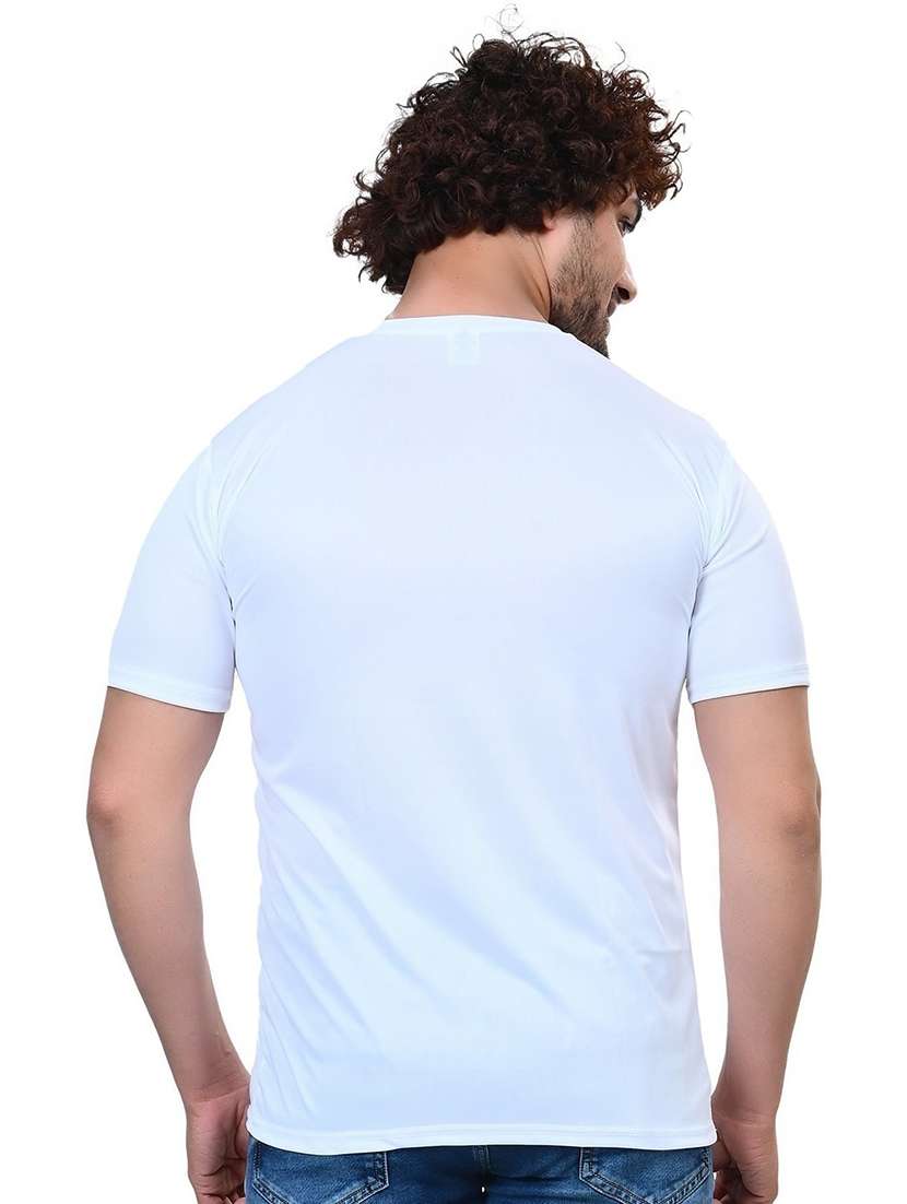 men pack of 2 solid round neck t-shirt - 21629354 -  Standard Image - 3