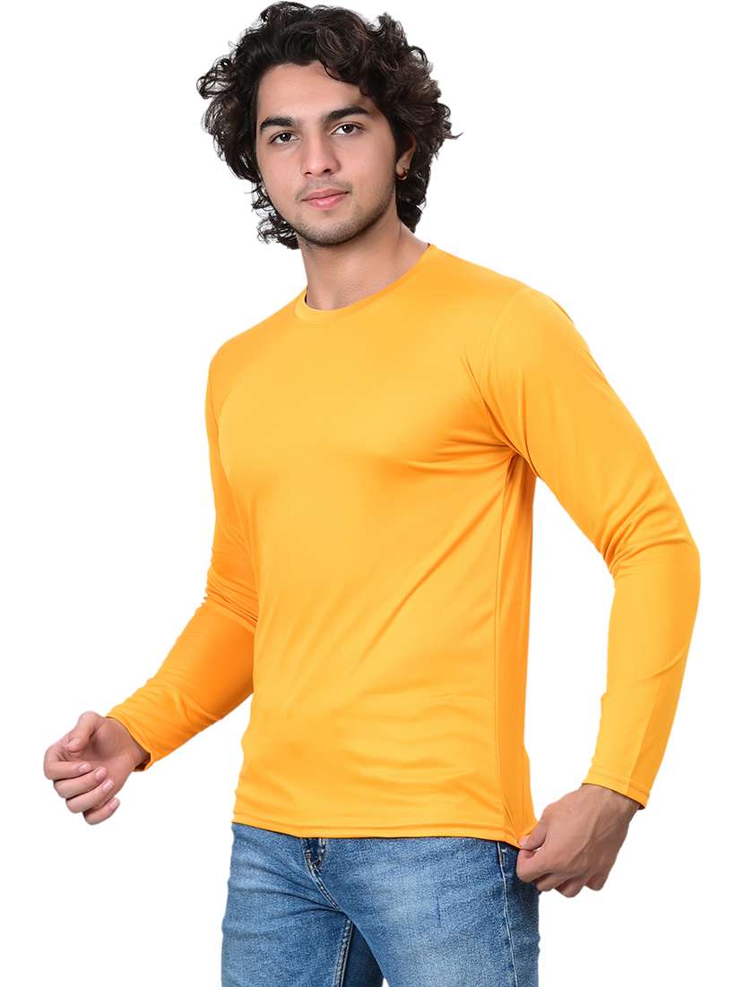 men solid long sleeve t-shirt - 21629358 -  Standard Image - 3