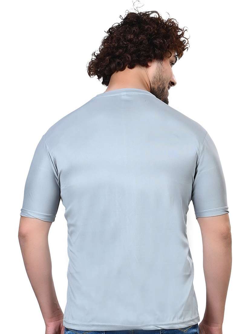 men pack of 2 solid round neck t-shirt - 21629361 -  Standard Image - 3
