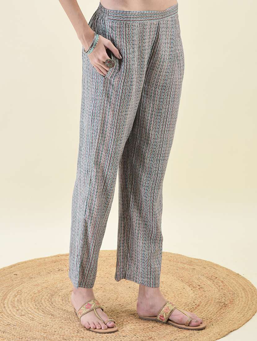 women three quarter sleeve kurta pant with dupatta set - 21629637 -  Standard Image - 5