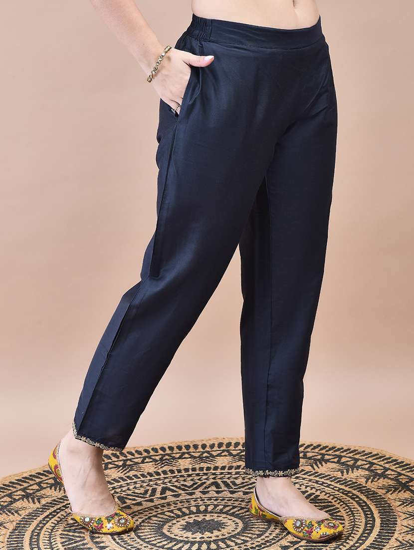 women three quarter sleeve kurta pant with dupatta set - 21629648 -  Standard Image - 5