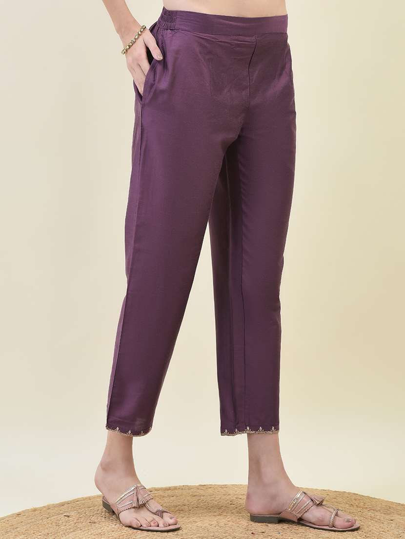 women three quarter sleeve kurta pant with dupatta set - 21629657 - Standard Image - 5
