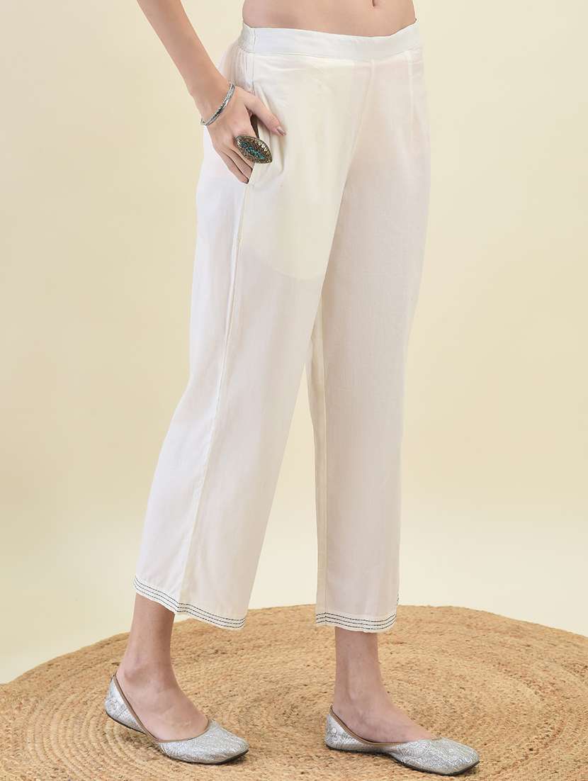 women three quarter sleeve kurta pant with dupatta set - 21629680 -  Standard Image - 5