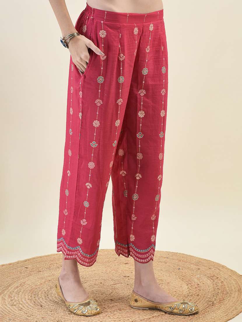 women three quarter sleeve kurta pant with dupatta set - 21629683 -  Standard Image - 5