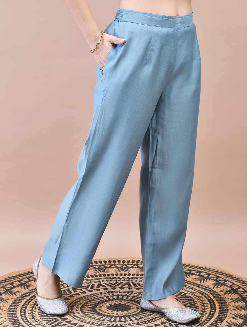 women embroidered kurta palazzo set with dupatta - 21629709 - Standard Image - 5