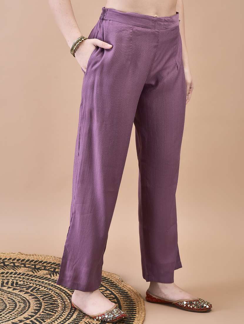 women three quarter sleeve kurta palazzo with dupatta set - 21629711 -  Standard Image - 5