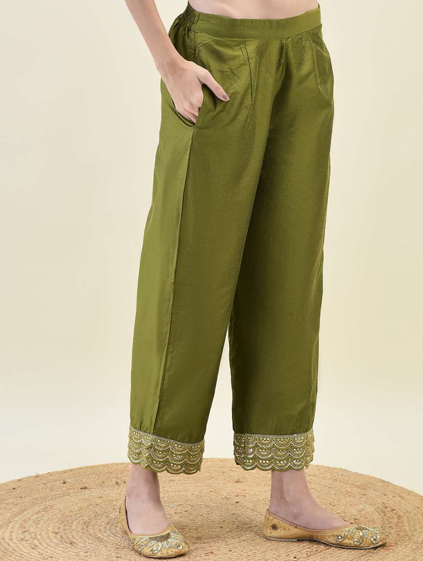 women three quarter sleeve kurta pant with dupatta set - 21629715 -  Standard Image - 5