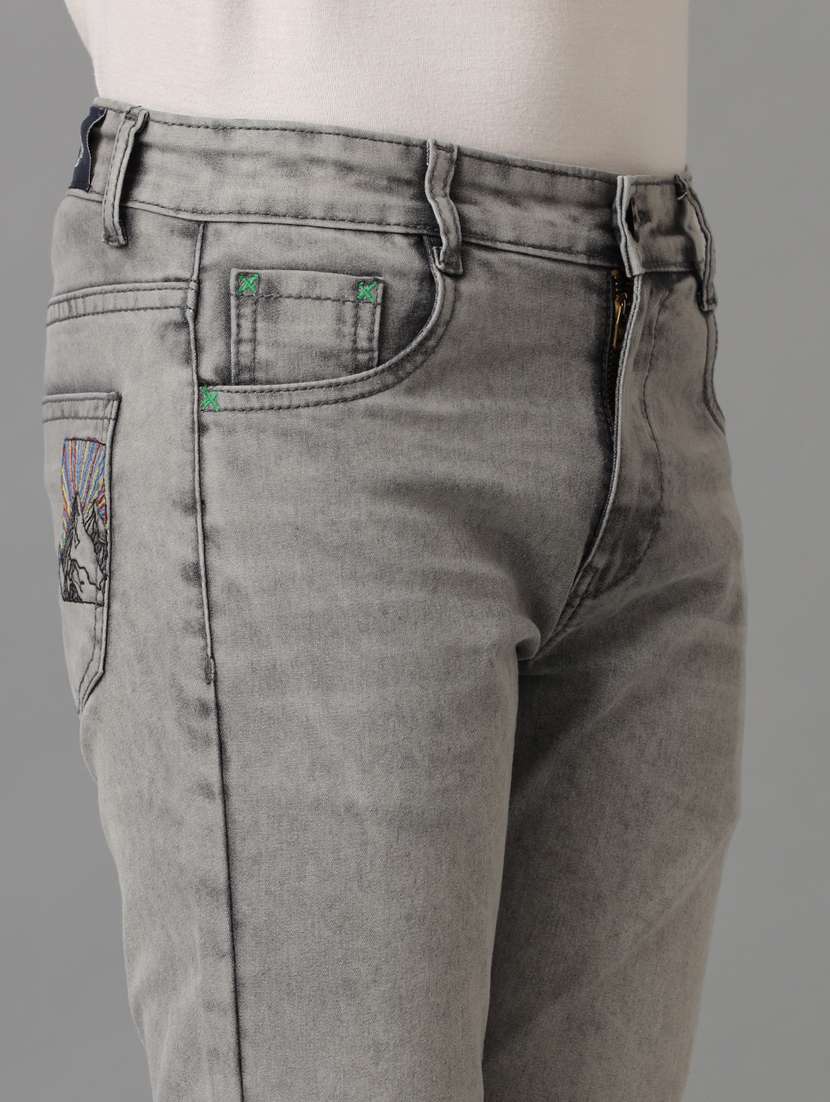 boys washed mid rise denim jeans - 21629793 - Standard Image - 5