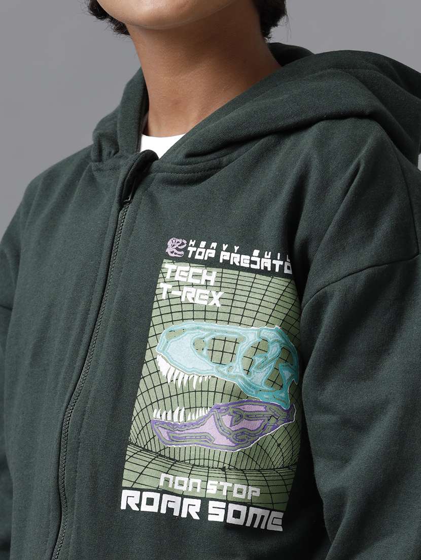 boys placement print hooded sweatshirt - 21629890 -  Standard Image - 5