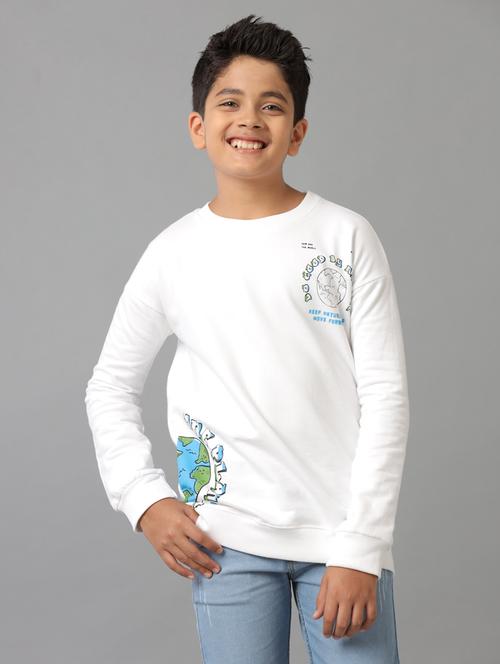 boys placement print long sleeve sweatshirt - 21629892 - Standard Image - 0