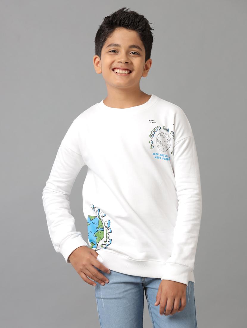 boys placement print long sleeve sweatshirt - 21629892 - Zoom Image - 0