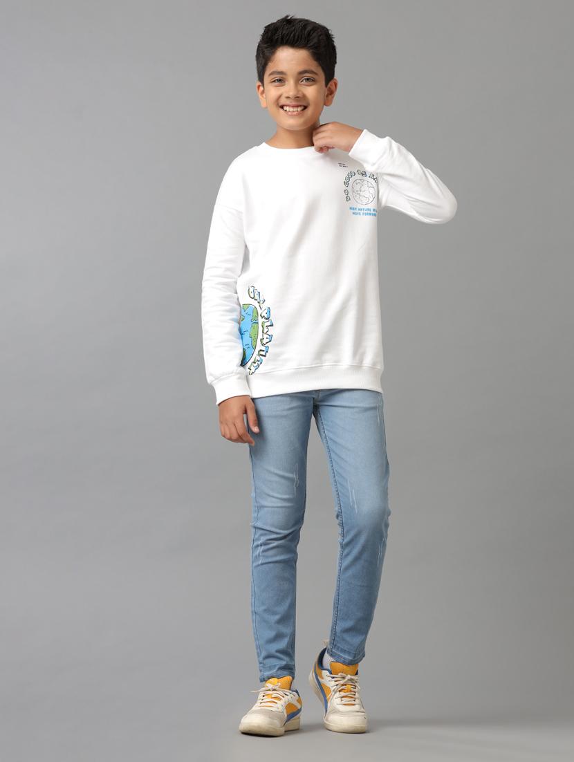 boys placement print long sleeve sweatshirt - 21629892 - Standard Image - 5