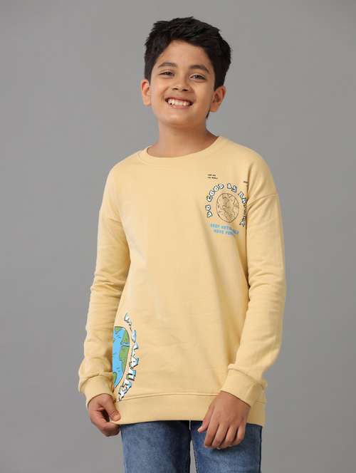 boys placement print hooded sweatshirt - 21629893 - Standard Image - 0