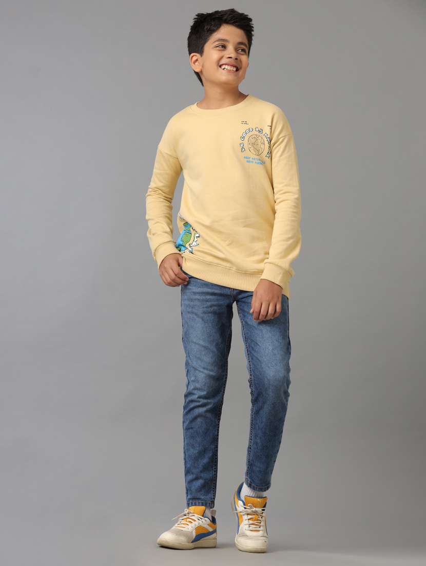 boys placement print hooded sweatshirt - 21629893 - Standard Image - 3