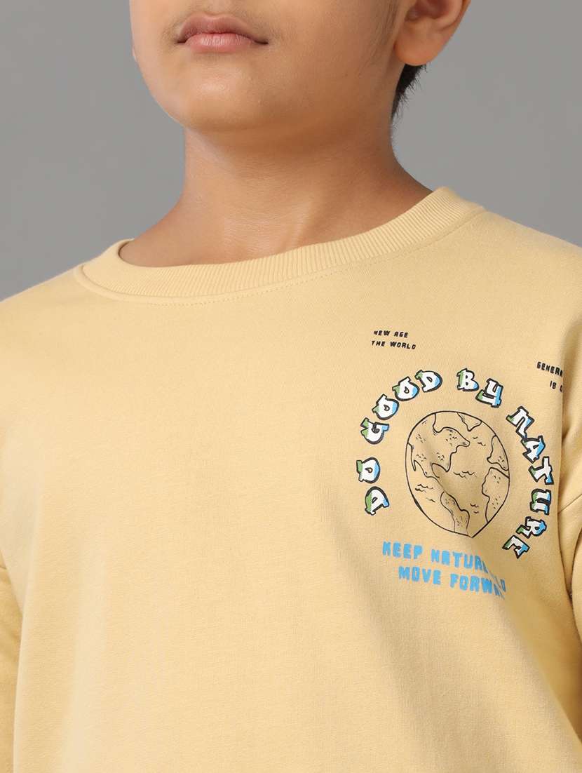 boys placement print hooded sweatshirt - 21629893 - Standard Image - 5