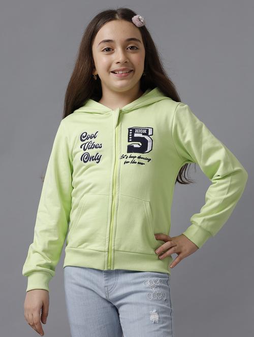 girls chest print long sleeve sweatshirt - 21629932 - Standard Image - 0