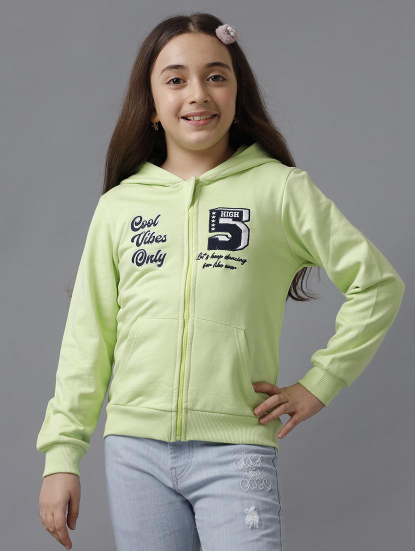 girls chest print long sleeve sweatshirt - 21629932 - Zoom Image - 0