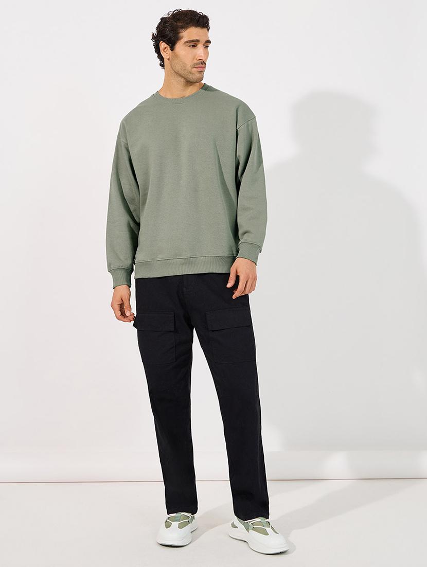 men back print long sleeve sweatshirt - 21630616 - Standard Image - 3
