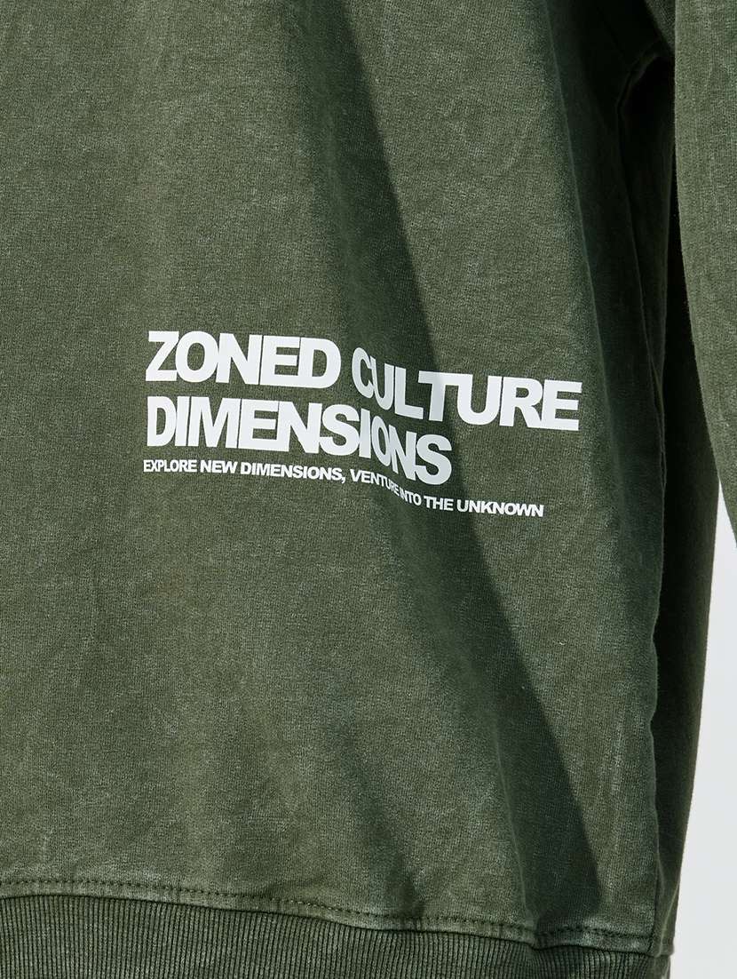 men placement print long sleeve sweatshirt - 21630632 -  Standard Image - 3