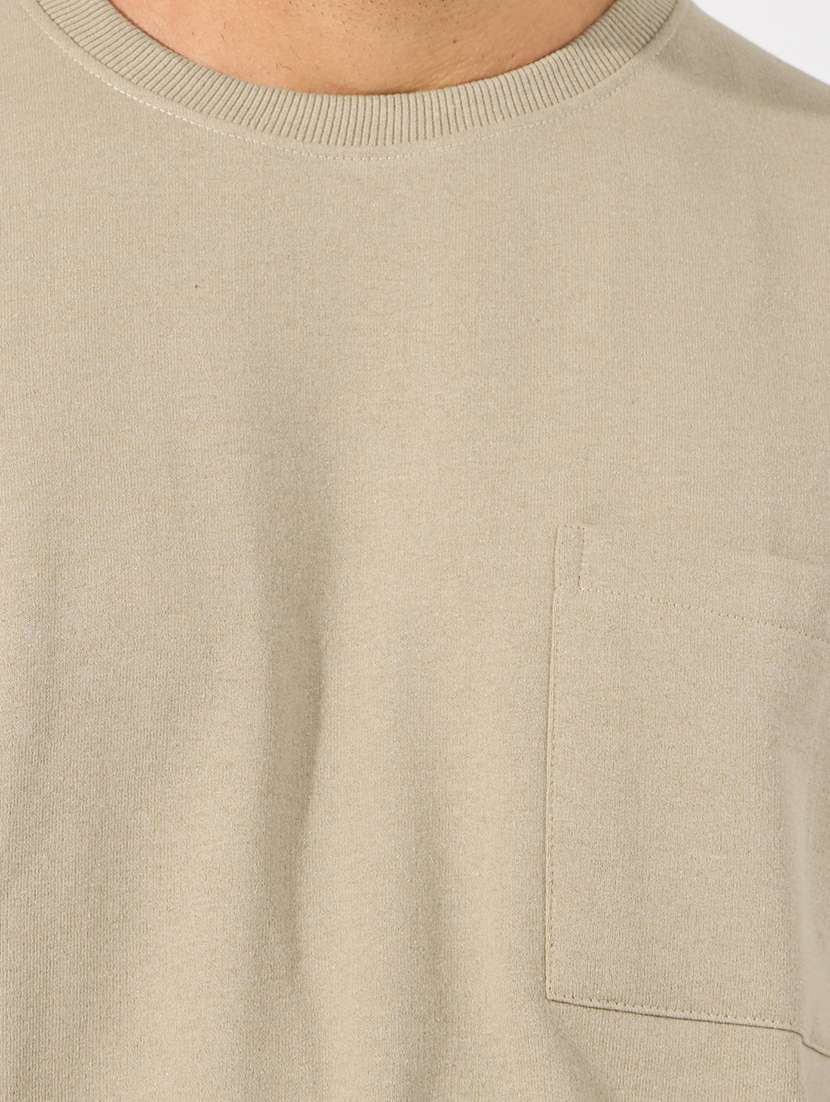 men solid long sleeve sweatshirt - 21630637 -  Standard Image - 3