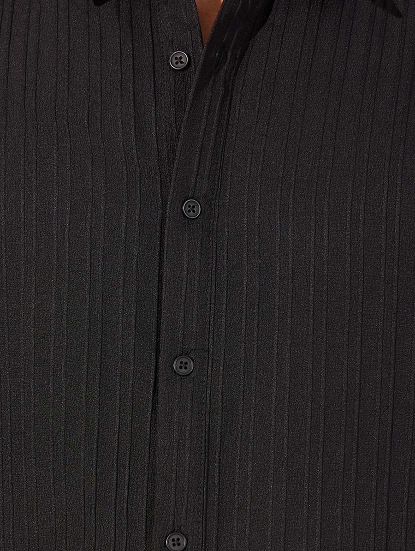 styli men texture long sleeve shirt  - 21630644 -  Standard Image - 3