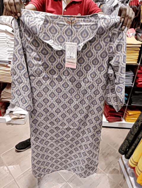 purple poly cotton kurta - 21630704 -  Zoom Image - 0