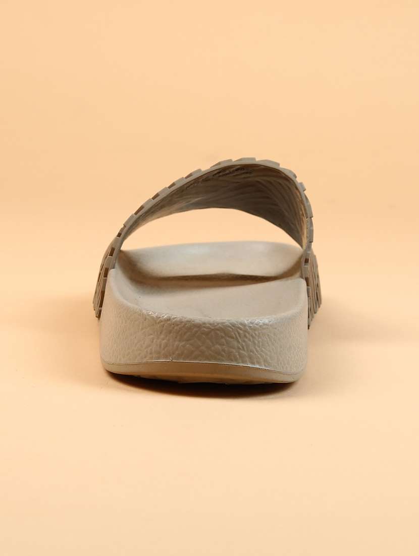 men grey slip on slider - 21630713 - Standard Image - 3