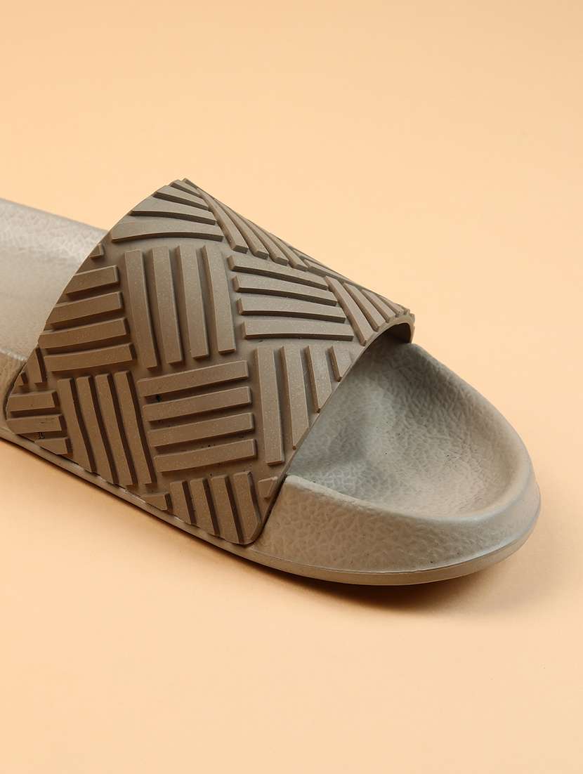 men grey slip on slider - 21630713 - Standard Image - 5
