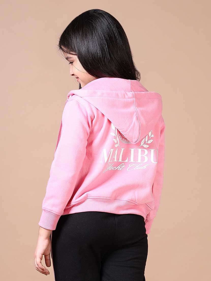 girls front & back print long sleeve sweatshirt - 21631012 -  Standard Image - 3