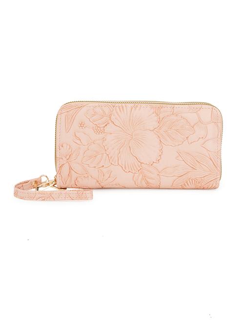 women peach leatherette wallet - 21631174 - Standard Image - 0