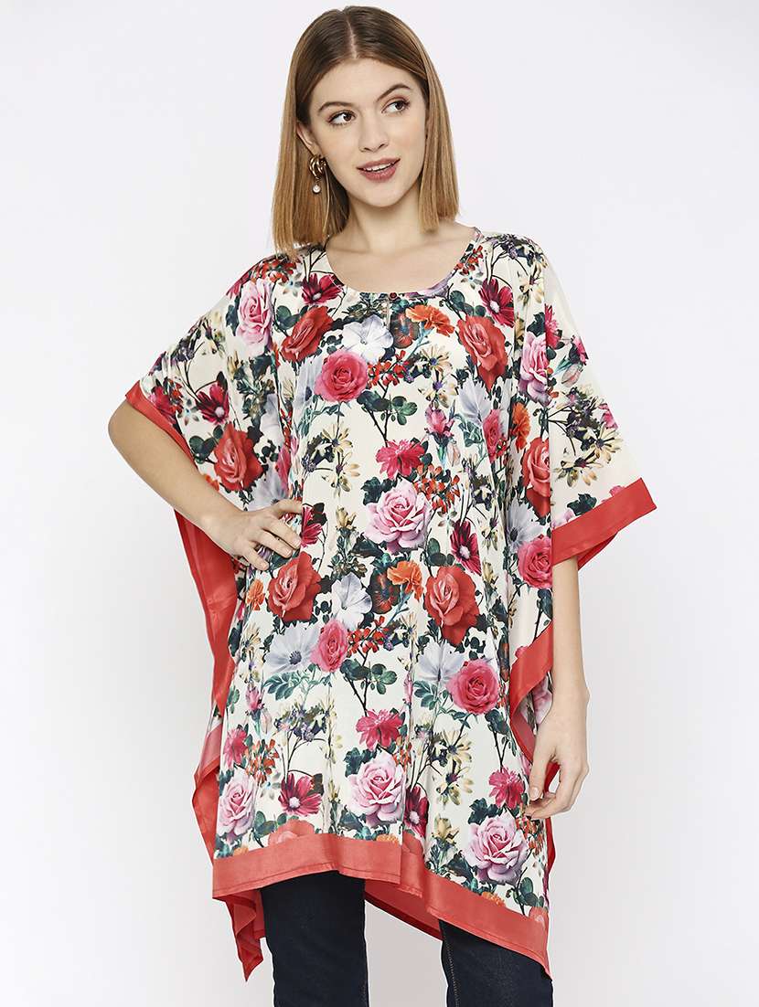women floral printed kaftan tunic - 21631269 -  Zoom Image - 0