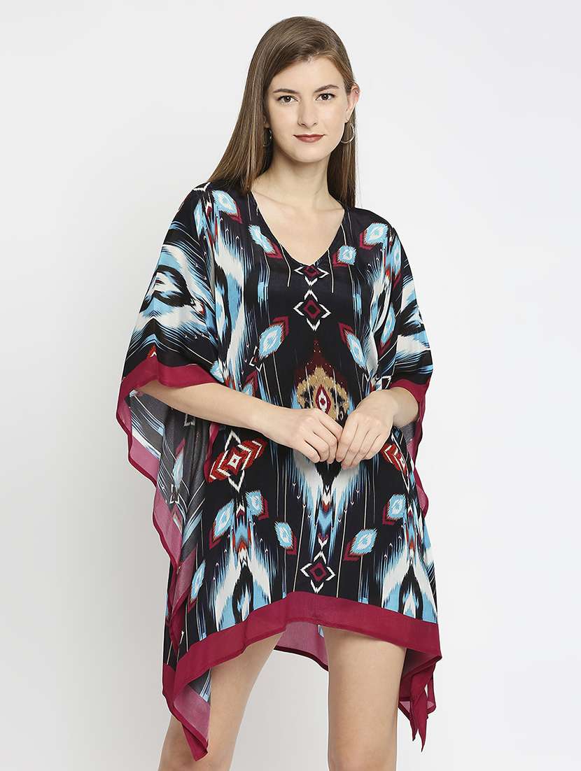 women printed kaftan dress - 21631288 - Standard Image - 3