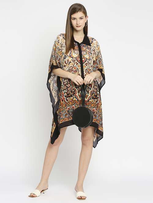 women printed kaftan dress - 21631290 -  Standard Image - 0