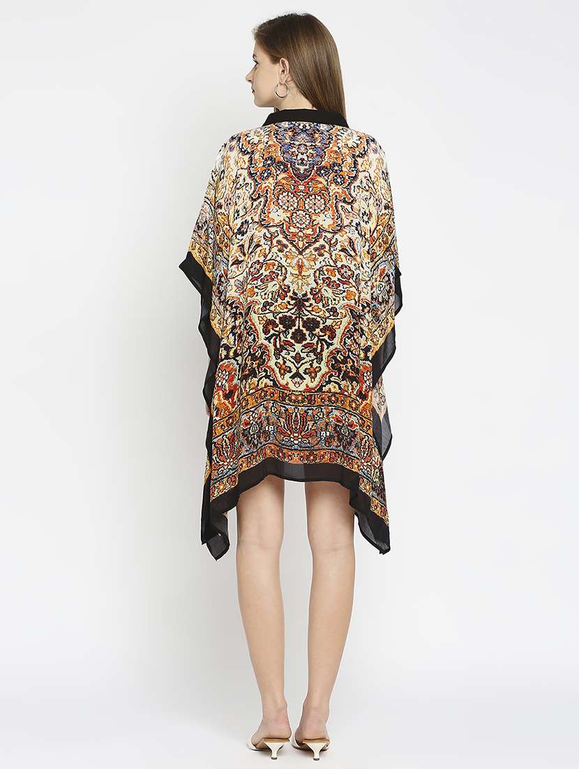 women printed kaftan dress - 21631290 -  Standard Image - 3