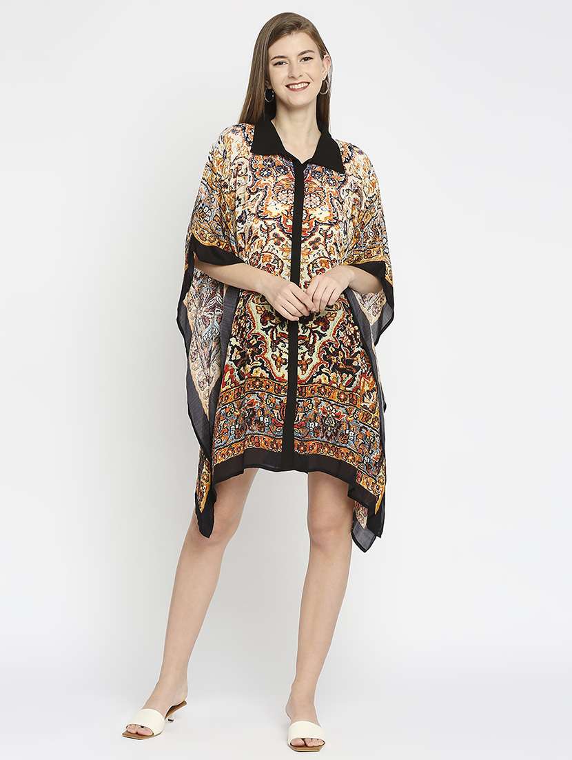 women printed kaftan dress - 21631290 -  Standard Image - 5
