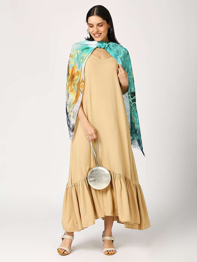 women printed everyday wrap scarf - 21631383 -  Standard Image - 3