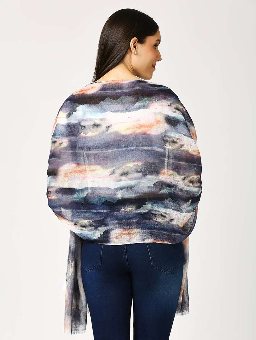 women printed everyday wrap scarf - 21631388 -  Standard Image - 3