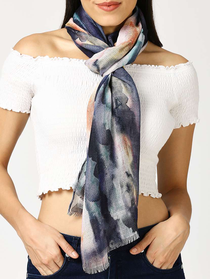 women printed everyday wrap scarf - 21631388 -  Standard Image - 5