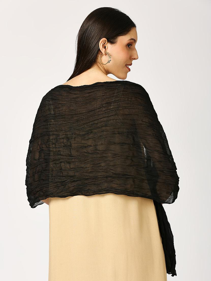 women plain everyday wrap scarf - 21631390 - Standard Image - 3