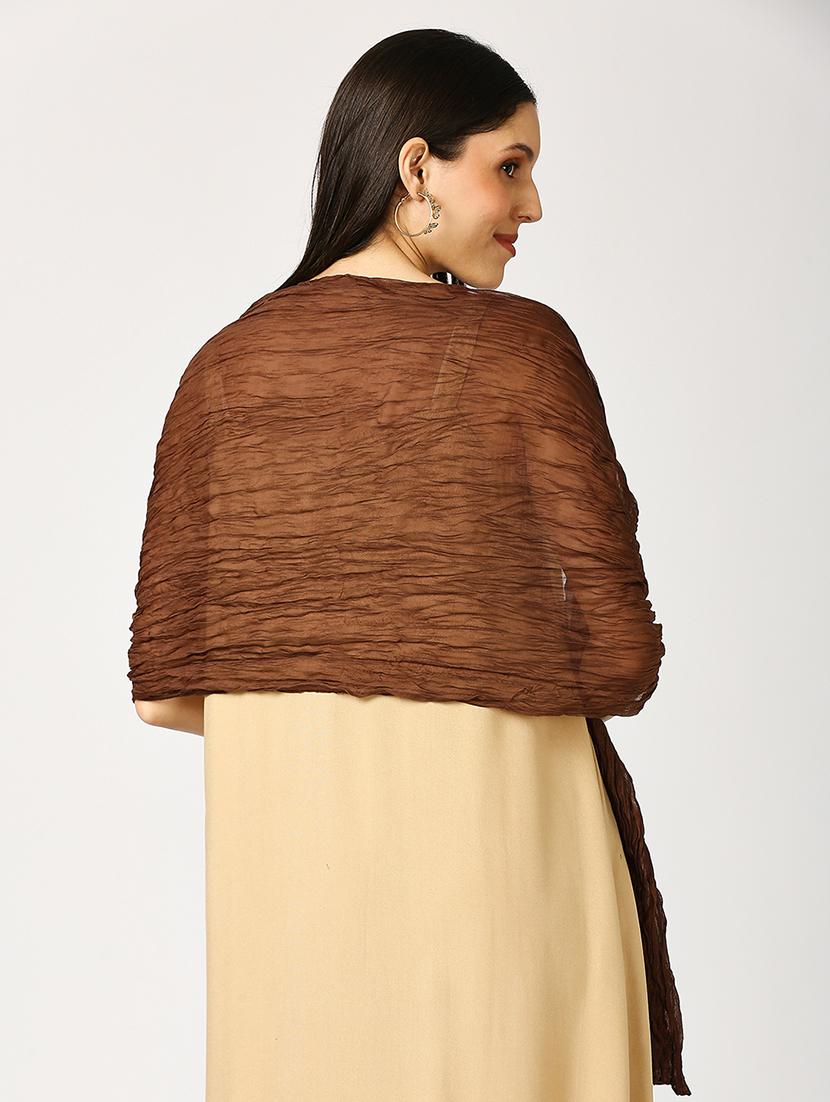 women plain everyday wrap scarf - 21631392 - Standard Image - 3