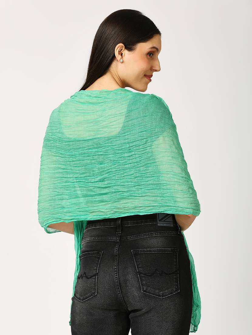 women plain everyday wrap scarf - 21631393 - Standard Image - 3