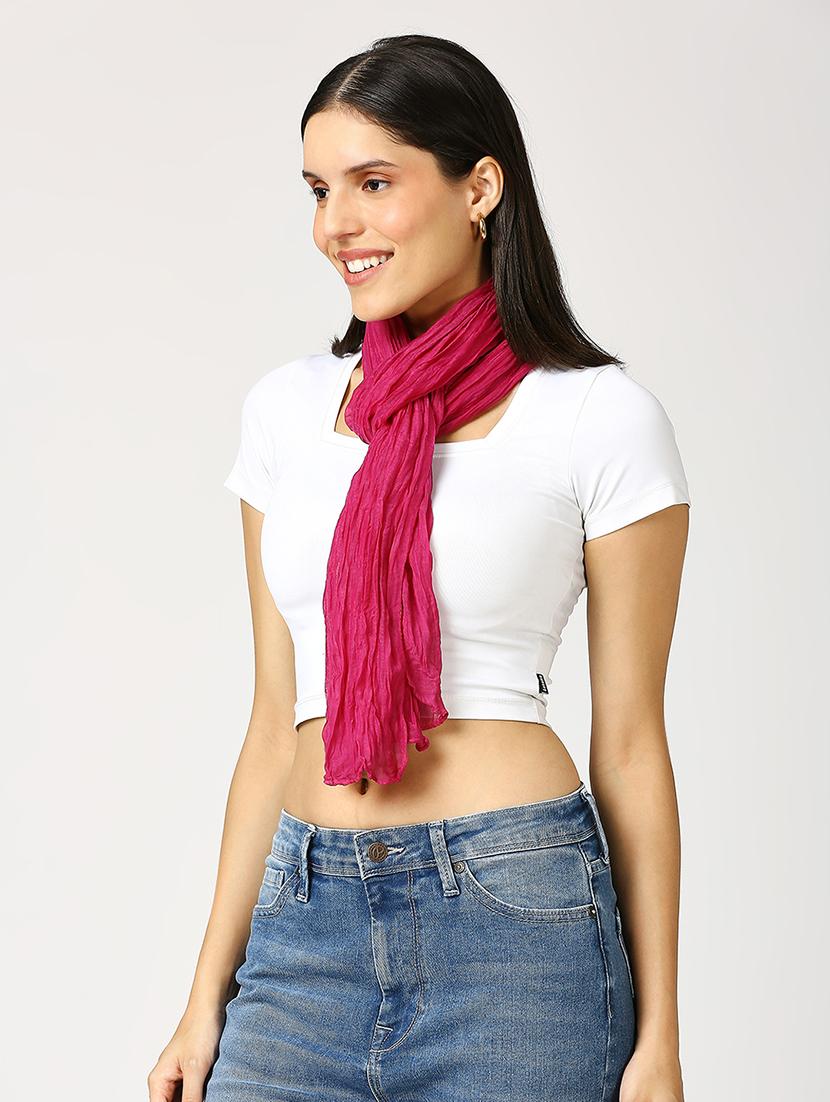 women plain everyday wrap scarf - 21631396 - Standard Image - 3