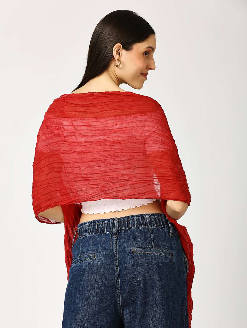 women plain everyday wrap scarf - 21631398 -  Standard Image - 3