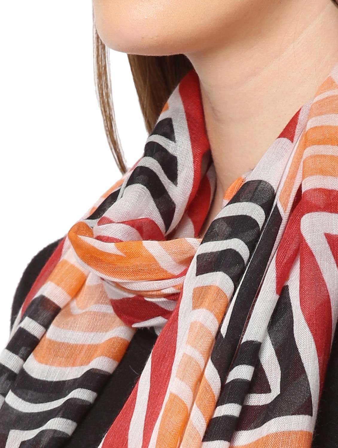 women printed everyday wrap scarf - 21631402 -  Standard Image - 5