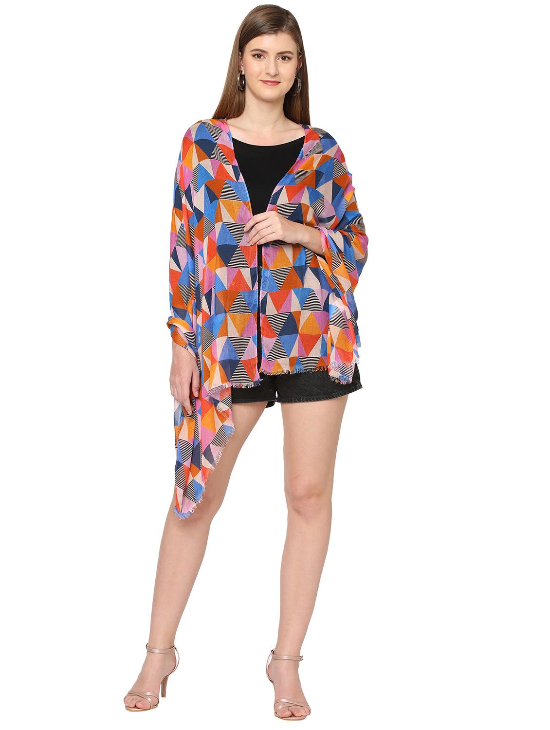 women printed everyday wrap scarf - 21631406 - Standard Image - 3